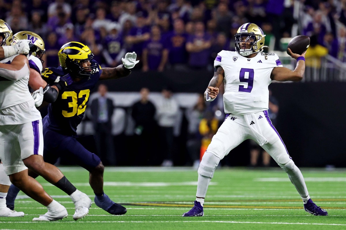 Las Vegas Raiders 2024 NFL Draft prospect Michael Penix Jr. talks Raiders and Antonio Pierce 